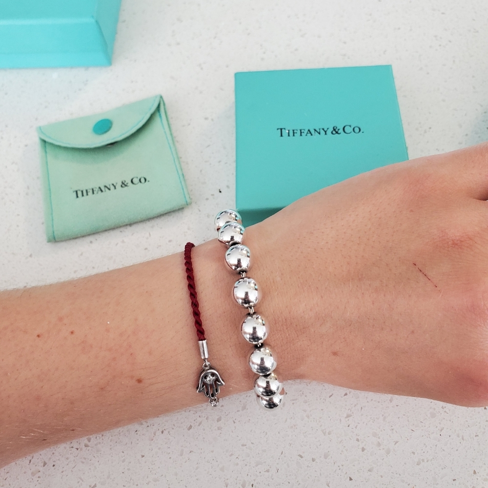 Tiffany silver Ball bracelet